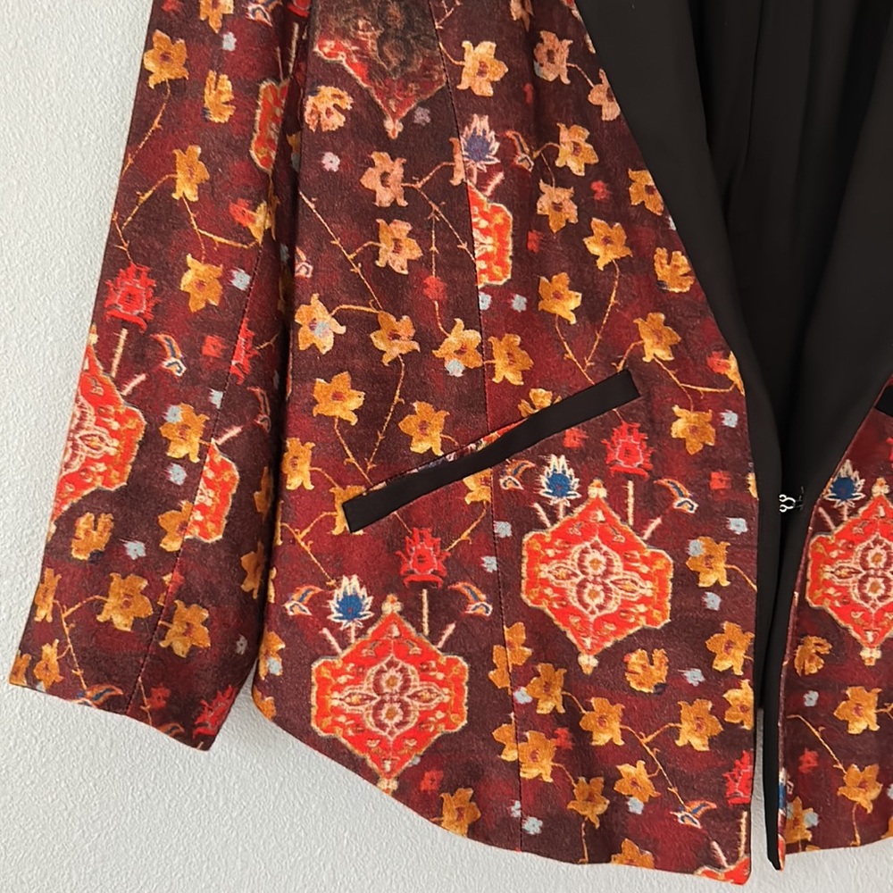 Anthropologie • Cartonnier Telluride Three Quarter Sleeves Ombré Blazer Size 6P - Picture 10 of 17